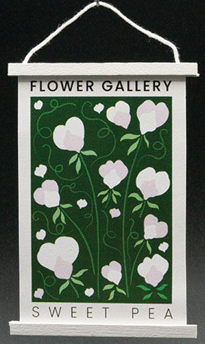 Sweet Pea Hanging Poster